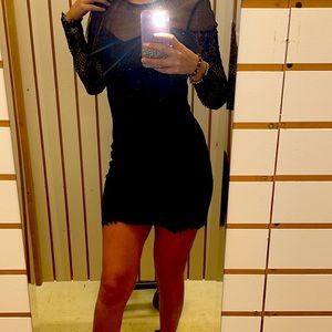 Black guess mini dress